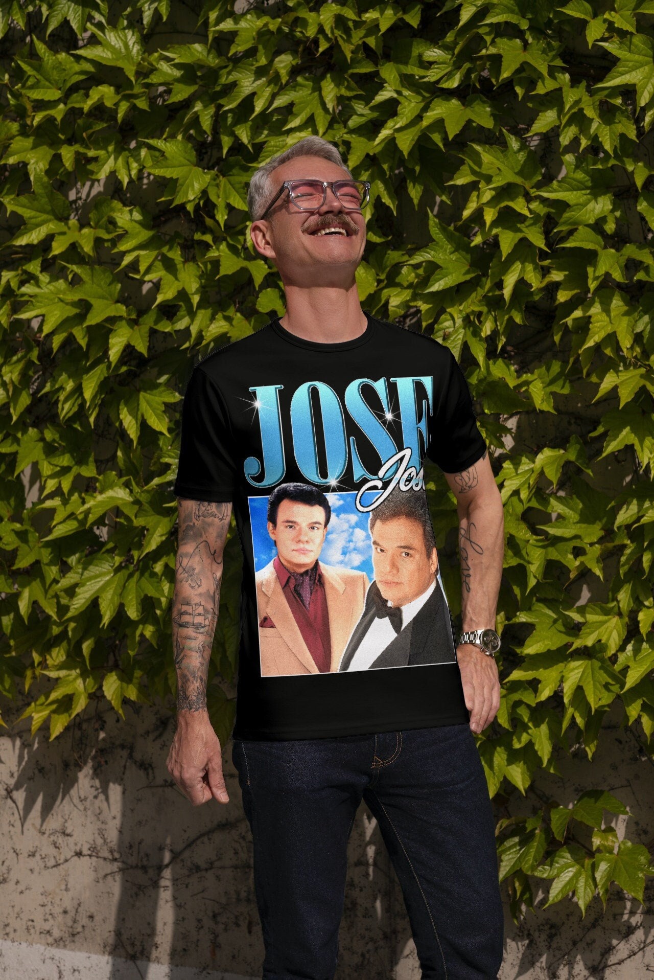 Jose Jose El Principe de la Cancion Vintage Retro Unisex T-Shirt | Jose Jose Fan Gift | Jose Jose Outfit | El Principe de la Cancion Tee