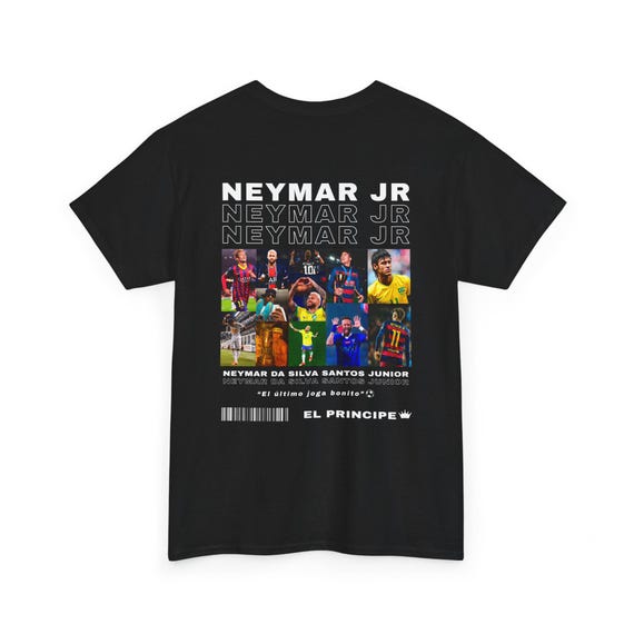 ネイマール JR ユニセックス T シャツ |サッカー選手のシャツ