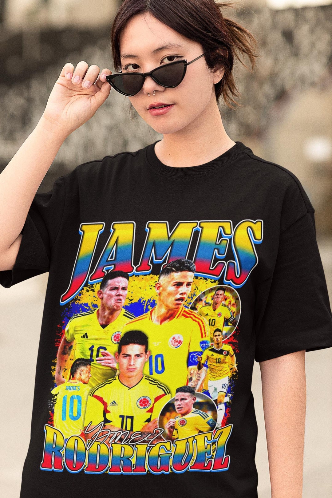 James Rodriguez Vintage Retro Y2K Unisex T-shirt | James Rodriguez