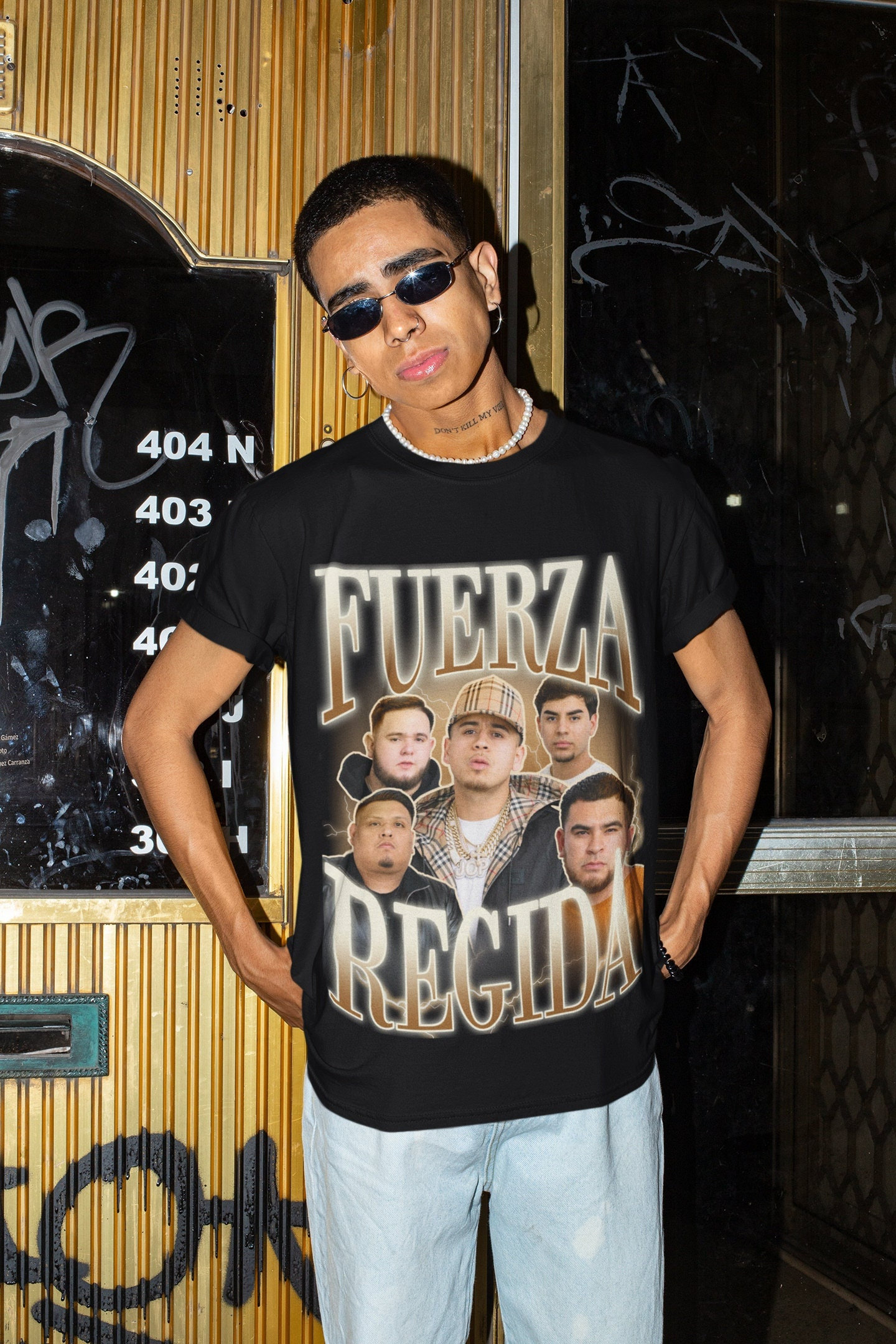 Fuerza Regida JOP Unisex T-shirt | Jesus Ortiz Shirt | Fuerza