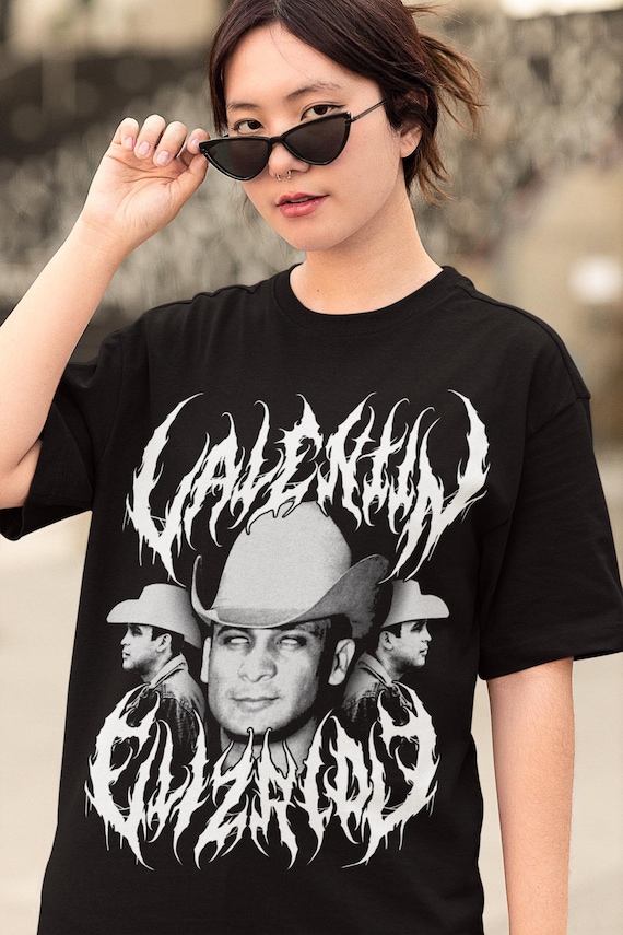 Valentin Elizalde Dark Metal Lettering Unisex T-shirt | Valentin