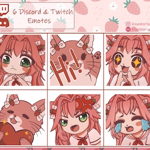 Starberry Cat - Emotes Twitch & Discord