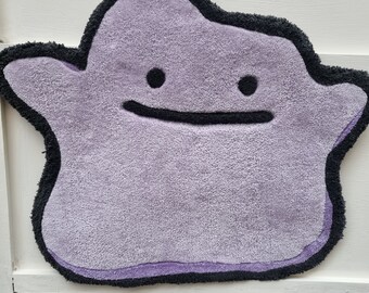 Idem tapijt, Pokémon, meubels, huis, decoratie, videogames, design, creativiteit, handgemaakt, textiel, zacht, uniek, gamerkamer.