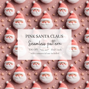 Illustration de père noël imitation feutrine, image de Noël et d'hiver sans bordure pour tous vos projets créatifs et professionnels