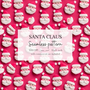 Illustration de père noël imitation feutrine, image de Noël et d'hiver sans bordure pour tous vos projets créatifs et professionnels