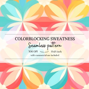 Motifs blocs de couleurs, Motifs scandinaves et nordiques sans bordure pour tous vos projets créatifs, usage commercial inclus