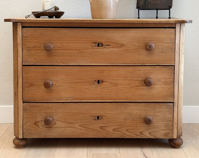 Antique European Pine Dresser - Etsy
