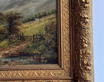 Antique Original Lake District Oil Painting, by George Augustus