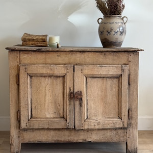 18th c. Bleached French Oak Sideboard