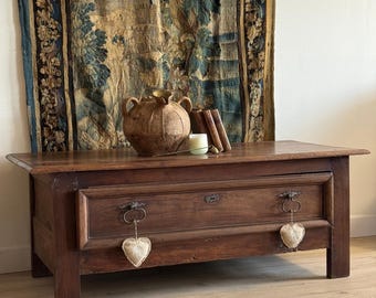 18th Century French Walnut Coffee Table