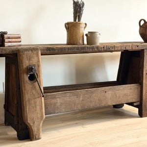 Large Antique French Oak Console/Sideboard