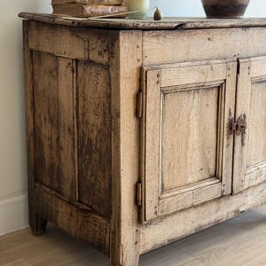 18th c. Bleached French Oak Sideboard