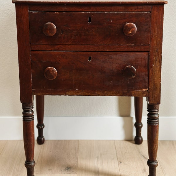 Antique Side Table Etsy