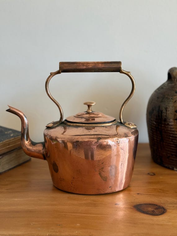 Antique English Copper Kettle