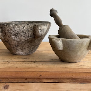Antique 17/18th Century French Marble Mortars