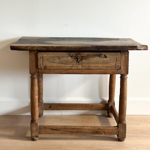 Antique Spanish End Table