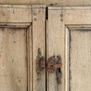18th c. Bleached French Oak Sideboard