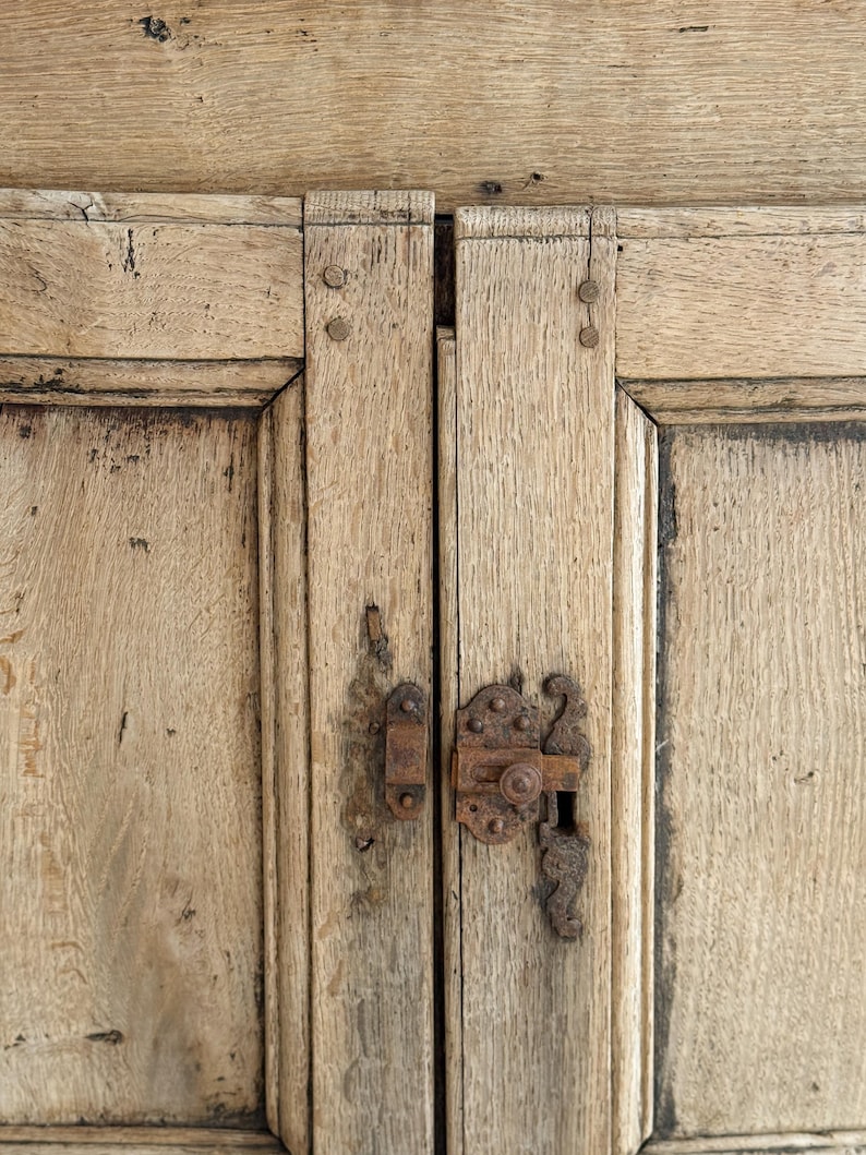 18th c. Bleached French Oak Sideboard