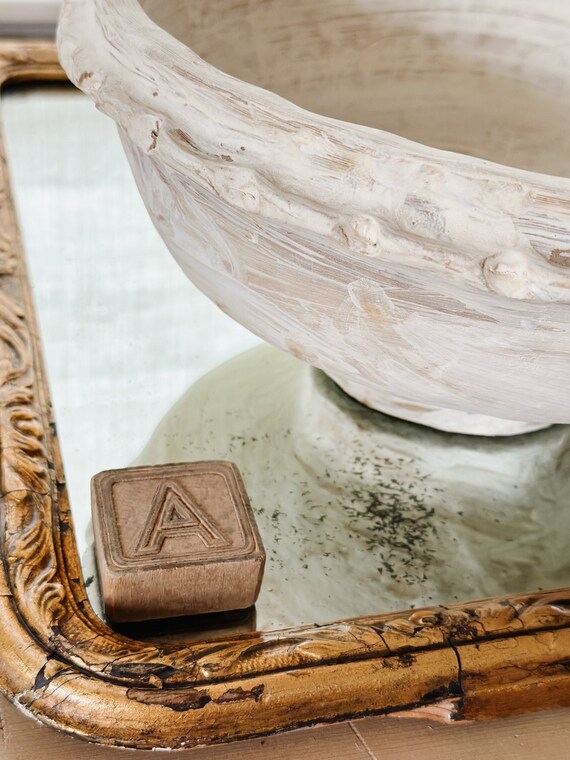 Extra Large Vintage Paper Mache Bowls Gem