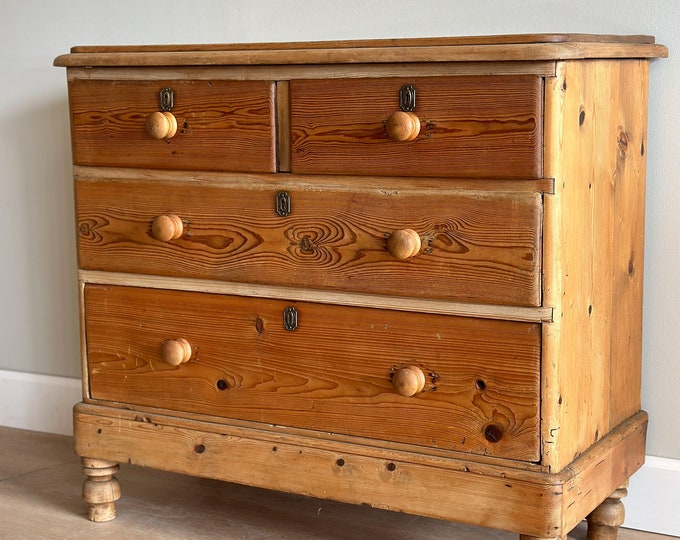 Antique European Pine Dresser - Etsy