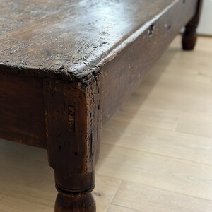 Large Antique European Coffee Table