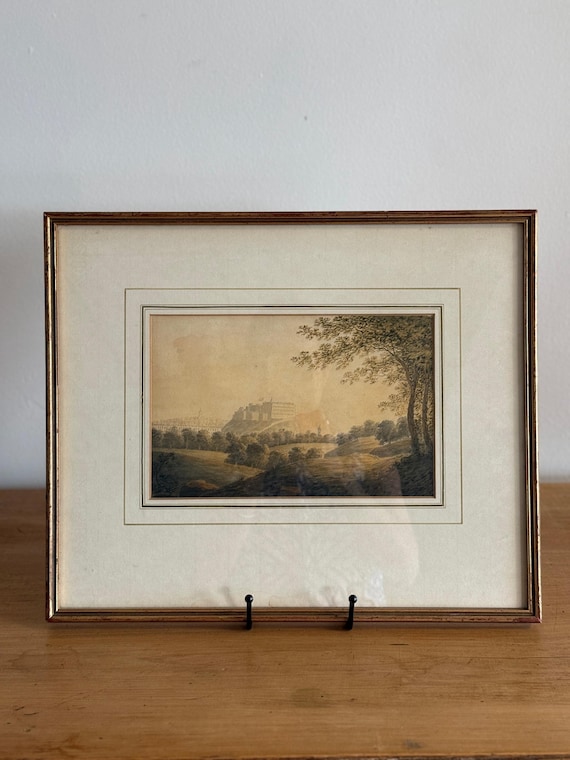 Late 18th English Watercolor Landscape Painting, Attr W.Payne