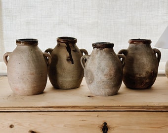 Antique clay pots