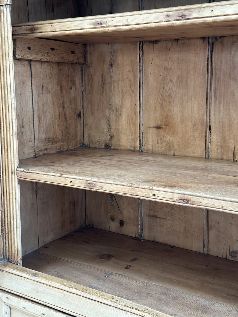 Antique Irish Pine Hutch/cabinet - Etsy
