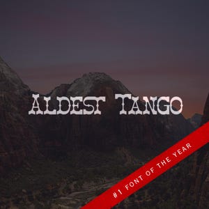 Aldest Tango Western Font – Rustic Typeface for Graphic Design, Websites, Western Style, Authentic Font, Vintage, Country, Custom Typography