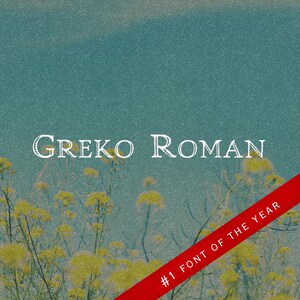 Greko Roman Ancient Handwritten Font File Modern Script Typeface | Calligraphy Font for Logo, Invitations, Quotes, Crafts | Downloadable TTF