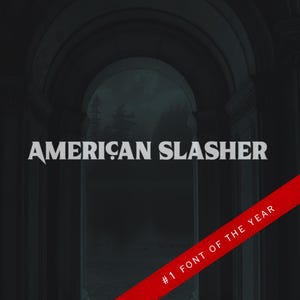 American Slasher Elegant Font – Dark Fantasy Typeface for Dark Romance Book Covers, Professional Websites, Gothic Design, Horror Typography