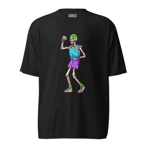 Sweaty Bones Unisex Performance Athletic Shirt | Sweat Wicking | Polyester | UV Protection