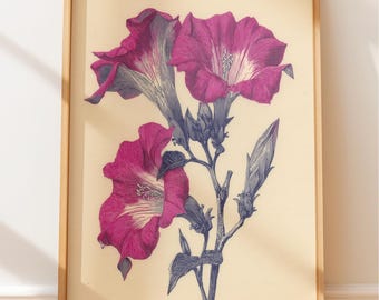 Bilsenkraut Gravur: Giftige botanische Kunst (Dark Academia)