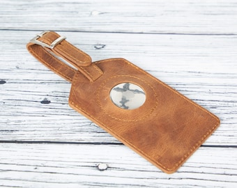 Personalized Luggage Tags, Custom Leather Luggage Tags, Belt Pin Attachment Tag, Leather Accessories, Groomsmen Gifts, Mothers Day Gifts