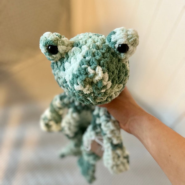 Frog Crochet Snuggler - Ready to Ship