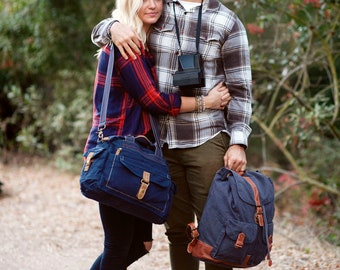 Oak Hill Weekender | Canvas Duffel Sling Bag | Canvas Travel Bag | Weekender Duffel Bag | Canvas Sling Bag | Canvas Crossbody | TSD Brand