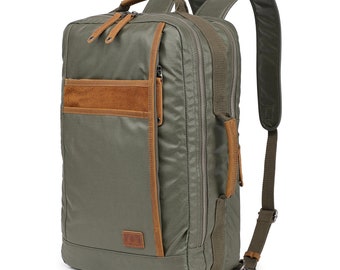 Canvas Leather Backpack, Travel Backpack Hiking Backpack Mens Backpack Womens Backpack Travel Hiking Backpack Men Women | TSD Brand