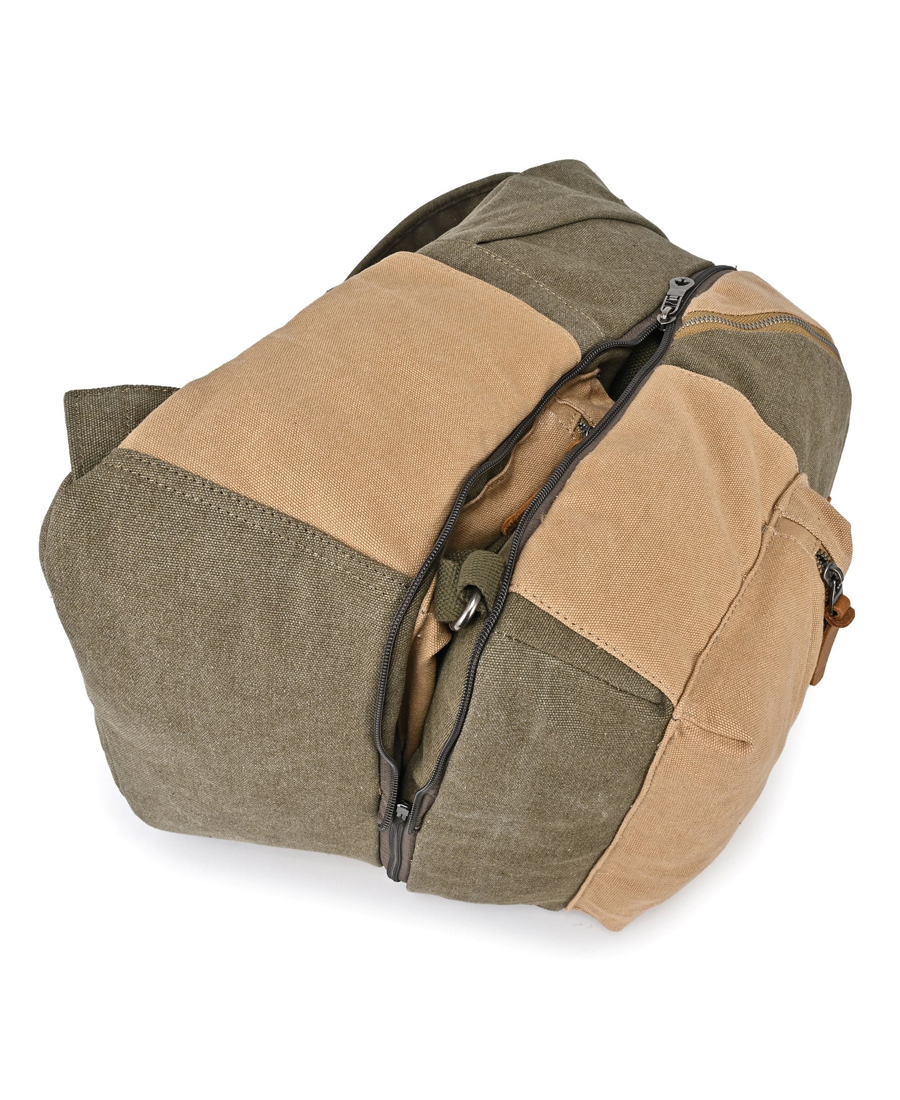 Trail Tree Double Backpack Canvas Backpack Military Style Backpack ...