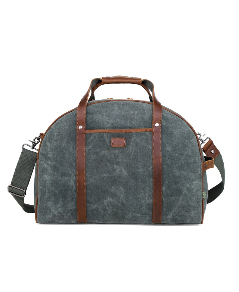 Stone Creek Duffel Bag Suede Suitcase Leather Luggage Waxed Canvas Duffel Bag Leather Travel Bag Duffel Carry On Bag TSD Brand Teal