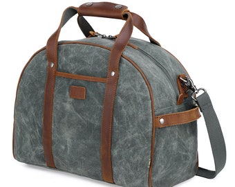 Stone Creek Weekender Duffel | Suede Duffel Bag | Leather Duffel Bag | Travel Duffel Bag | Luxury Duffel Bag | Suede Luggage Bag | TSD Brand