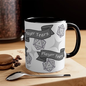 DND Mug | Dungeons and Dragons | Dungeon Master Mug | Funny DND Mug | Player Tears | dnd gift | dnd dice mug | dm gift | dungeon master gift
