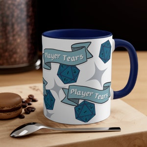 DND Mug | Dungeons and Dragons | Dungeon Master Mug | Funny DND Mug | Player Tears | dnd gift | dnd dice mug | dm gift | dungeon master gift
