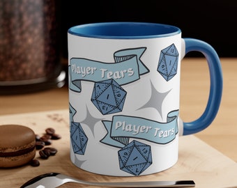DND Mug | Dungeons and Dragons | Dungeon Master Mug | Funny DND Mug | Player Tears | dnd gift | dnd dice mug | dm gift | dungeon master gift