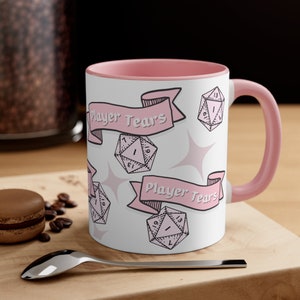 DND Mug | Dungeons and Dragons | Dungeon Master Mug | Funny DND Mug | Player Tears | dnd gift | dnd dice mug | dm gift | dungeon master gift