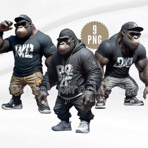 Gorilla Gym, Gorilaz PNG, Angry Gorilla, Gorilla Rapper, Gorilla Clipart, Gorilla Money, Gangster Gorilla, Gorilla Bundle, Monkey PNG