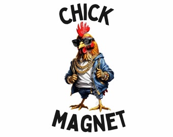Kippenmagneet PNG, Kippen graven me PNG, Grappige haan PNG, Paas PNG, Grappig kippenshirt voor peuters, Paassublimatie PNG, Grappig kippenshirt
