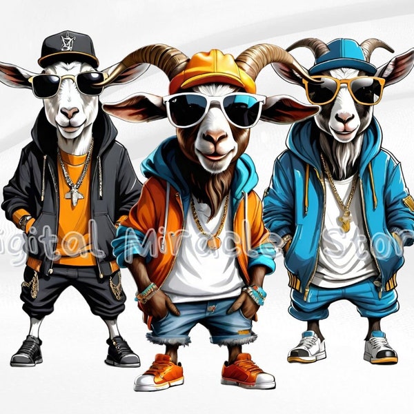 Funny Goat PNG, Goat with Sunglasses, Goat Image, Gangster Goat, Goat Sublimation Designs, Goat PNG, Goat Digital, Digital Download