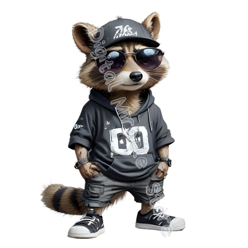 Funny Raccoon PNG, Raccoon With Sunglasses, Raccoon PNG, Cartoon ...