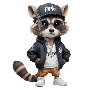 Funny Raccoon PNG, Raccoon With Sunglasses, Raccoon PNG, Cartoon ...