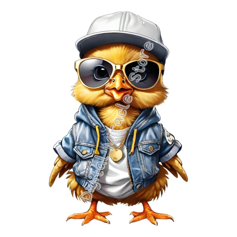 Funny Chickens Clipart, Chickens in Clothes Clipart, Baby Chick ...